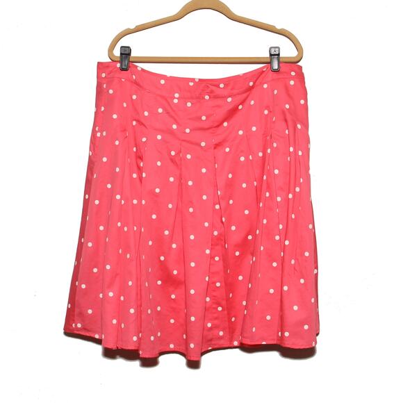 Joules Pleated Polka Dot Skirt  Size 16 - Picture 1 of 4